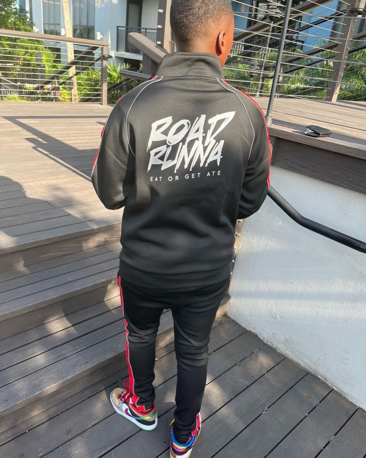 3M Alpha Set (Black/Red) Tracksuit - ShopRoadRunna