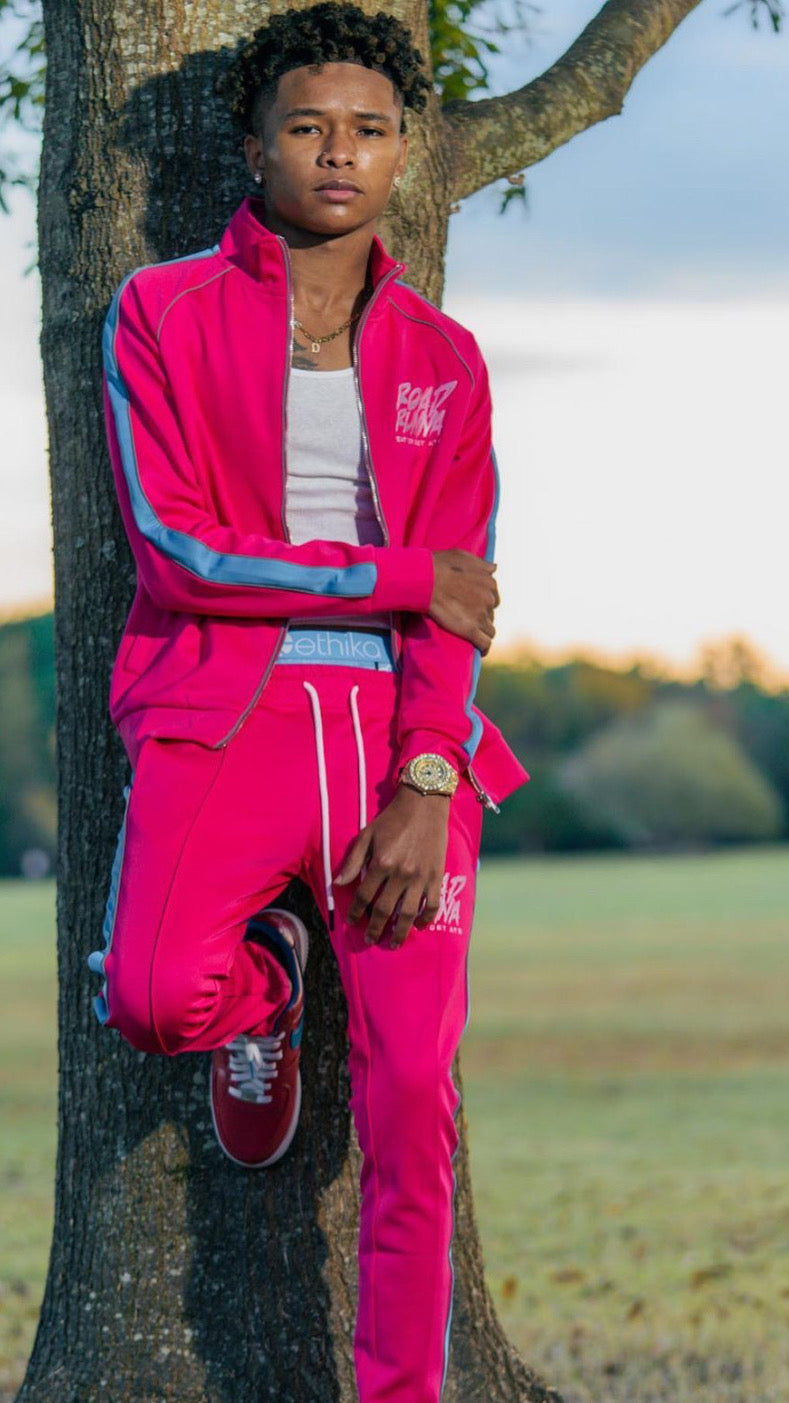 3M Alpha Set (Pink/Blue) Tracksuit - ShopRoadRunna