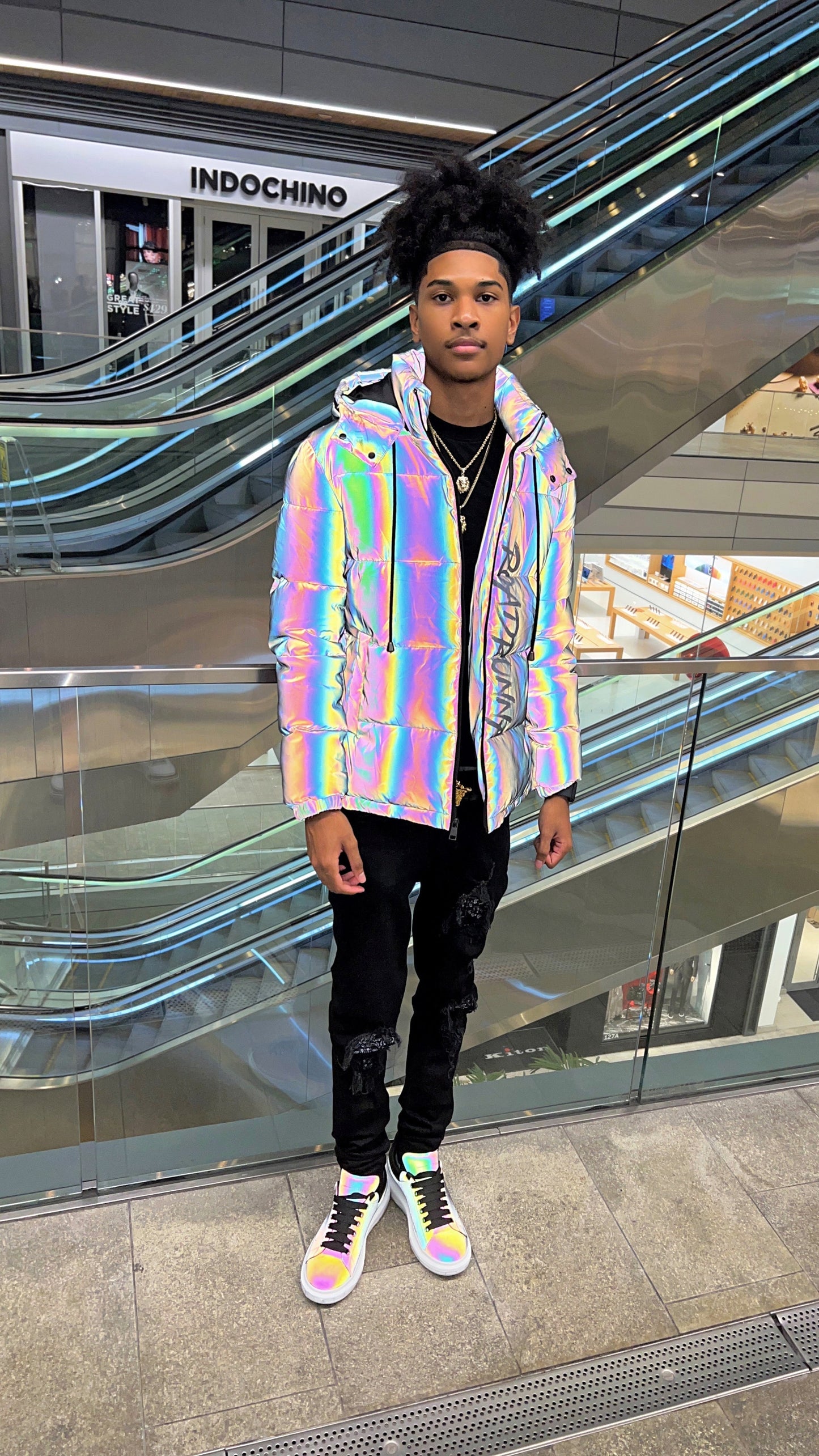 3M Iridescent Puffer Jacket - ShopRoadRunna