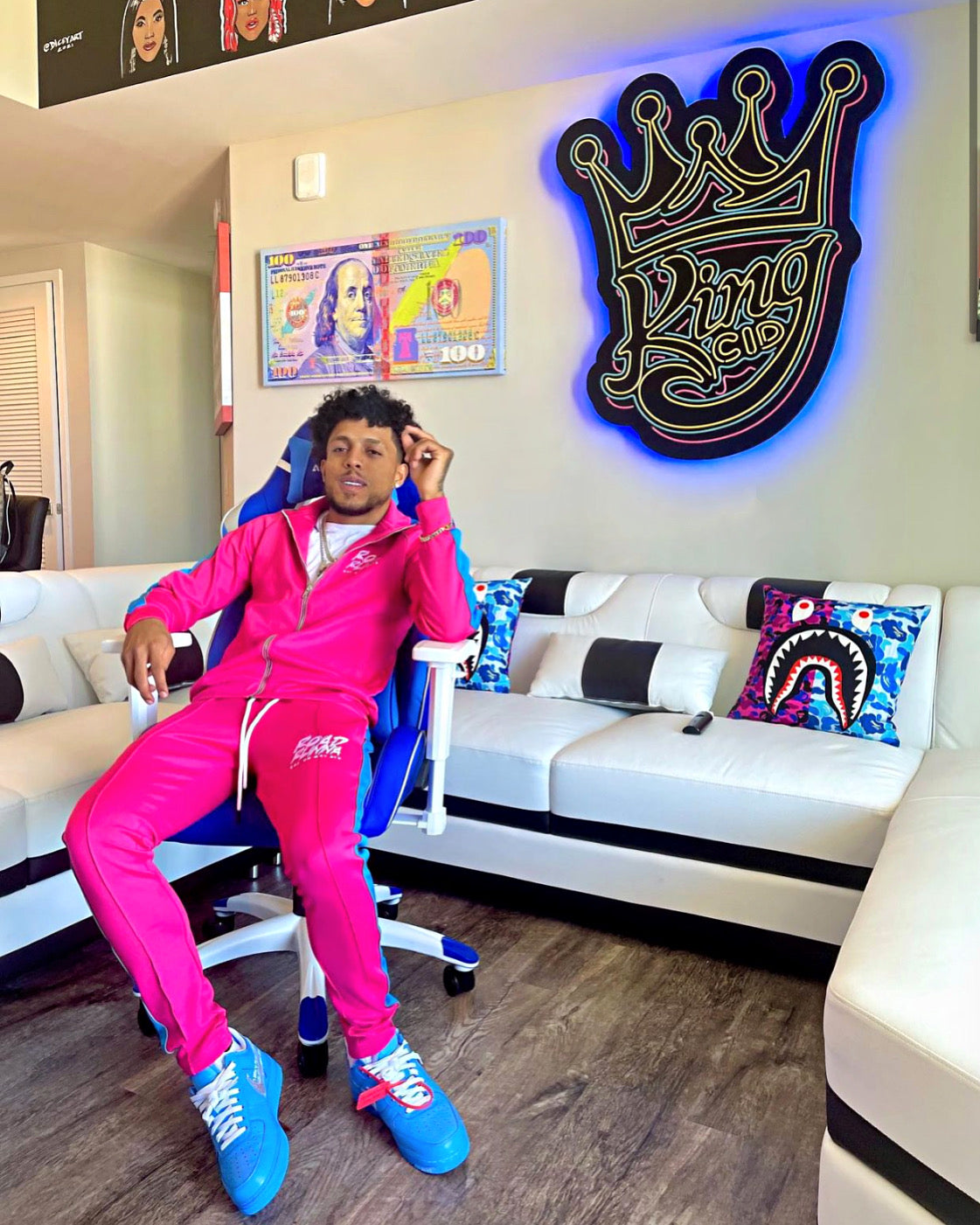 3M Alpha Set (Pink/Blue) Tracksuit