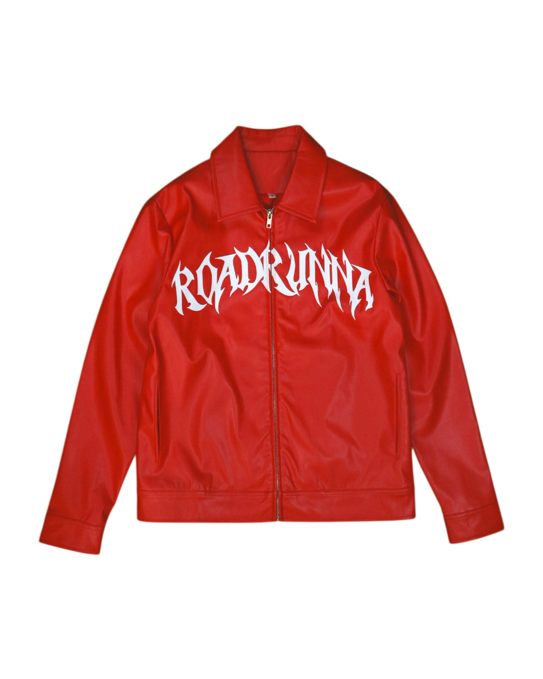 Red/White Leather Jacket