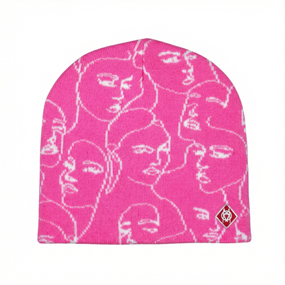 "Hard To Choose One" - Pink Beanie